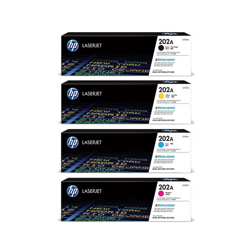 کارتریج پرینتر اچ‌پی HP 202A چهاررنگ