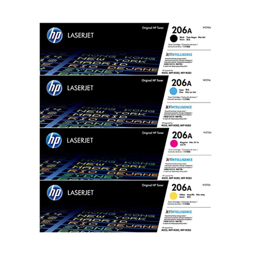 کارتریج پرینتر اچ‌پی HP 206A چهاررنگ